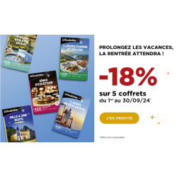 Promotion coffret Wonderbox rentrée